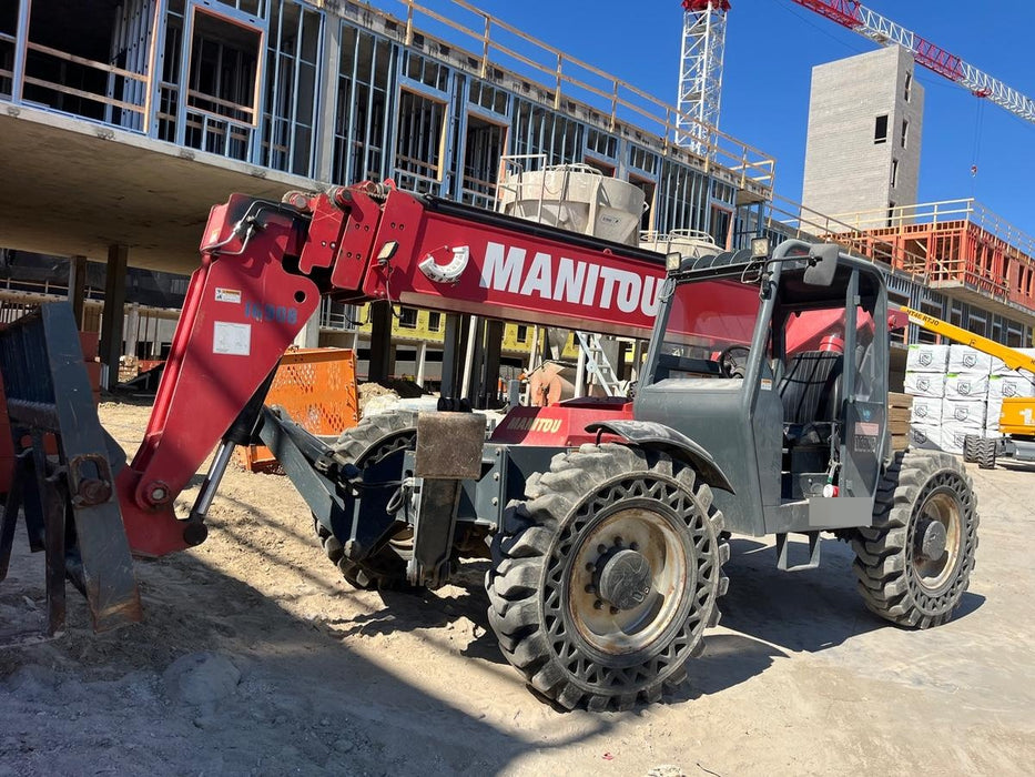 2019 Manitou MTA10055 MTA10055 - 120 HP T4, Canopy, Worklights/Strobe, Beacon, 66" Carriage, 60" Forks, Solid Tires, Lift Hook, Aux Hydraulics