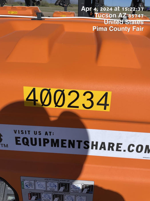 2024 Generac MLT2 Diesel, Flex Switch 120V Input, Powerzone Controller, 
(4) 320W LED Lights, 4kW Generator, 39.9 Gal Fuel Tank, 2" Ball, T3