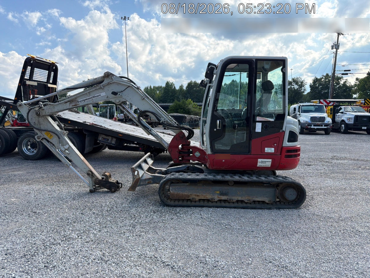 2022 Takeuchi TB250-2C Cab/Heat/Air, Rubber Tracks, Manual QC