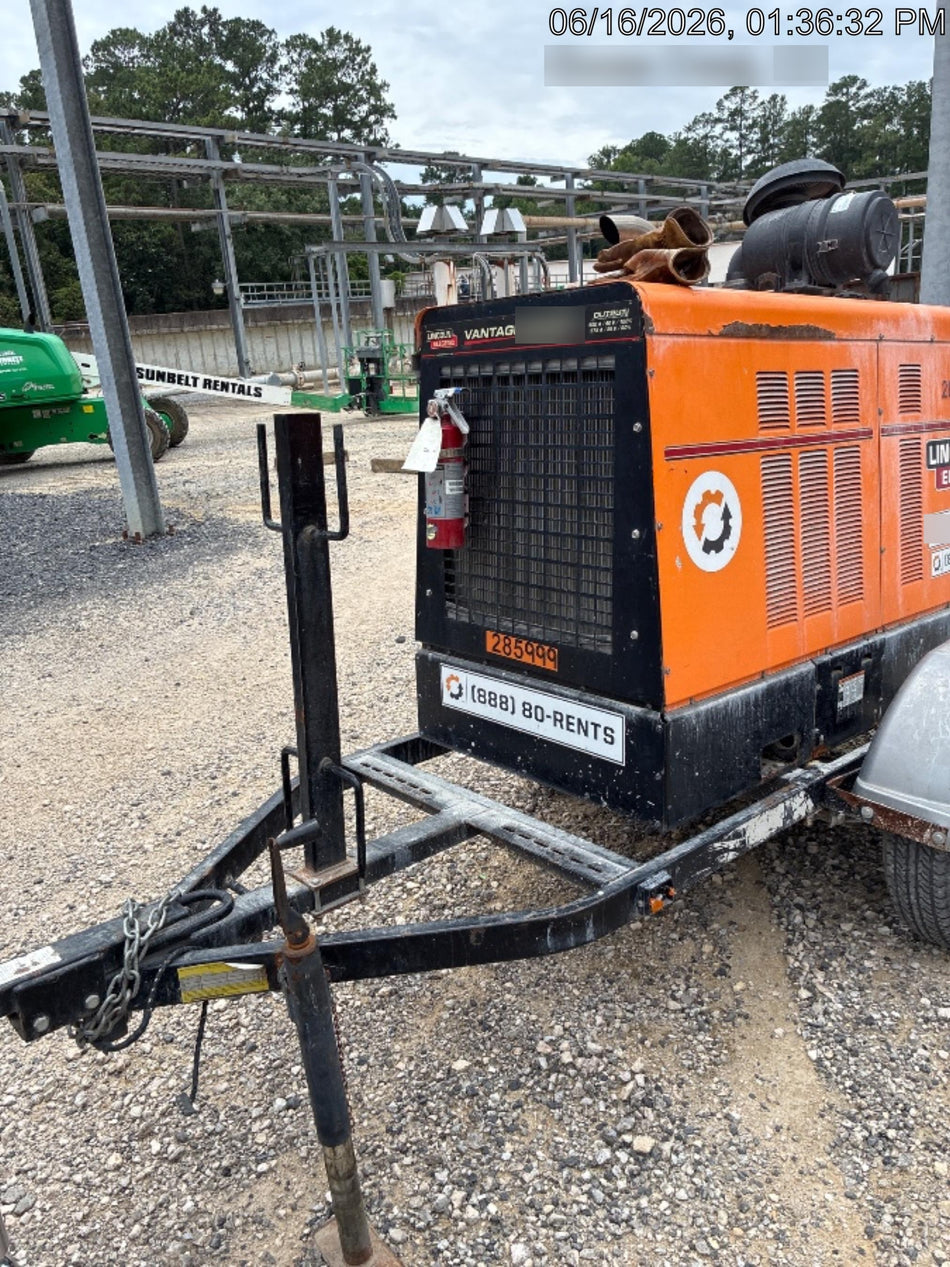 2022 Lincoln Electric Vantage 549X Crosslink Technology, Trailer Mounted, ES Decals, T3