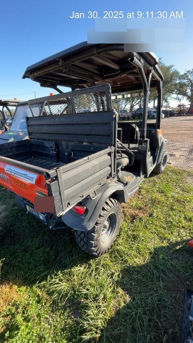 Kubota RTV-X1140W-H 4WD, LED Strobe, Windshield Acrylic Clear, Plastic Canopy, Wire Harness Kit, Backup Alarm