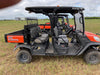 Kubota RTV-X1140W-H Canopy, 4-Seater, Diesel, Windshield Acrylic Clear, LED Strobe, Backup Alarm