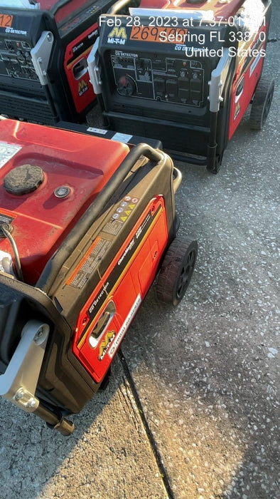 2022 Mi-T-M GEN-8000-IMM1E 7300W, (2) 120V Outlets, GFCI, Inverter