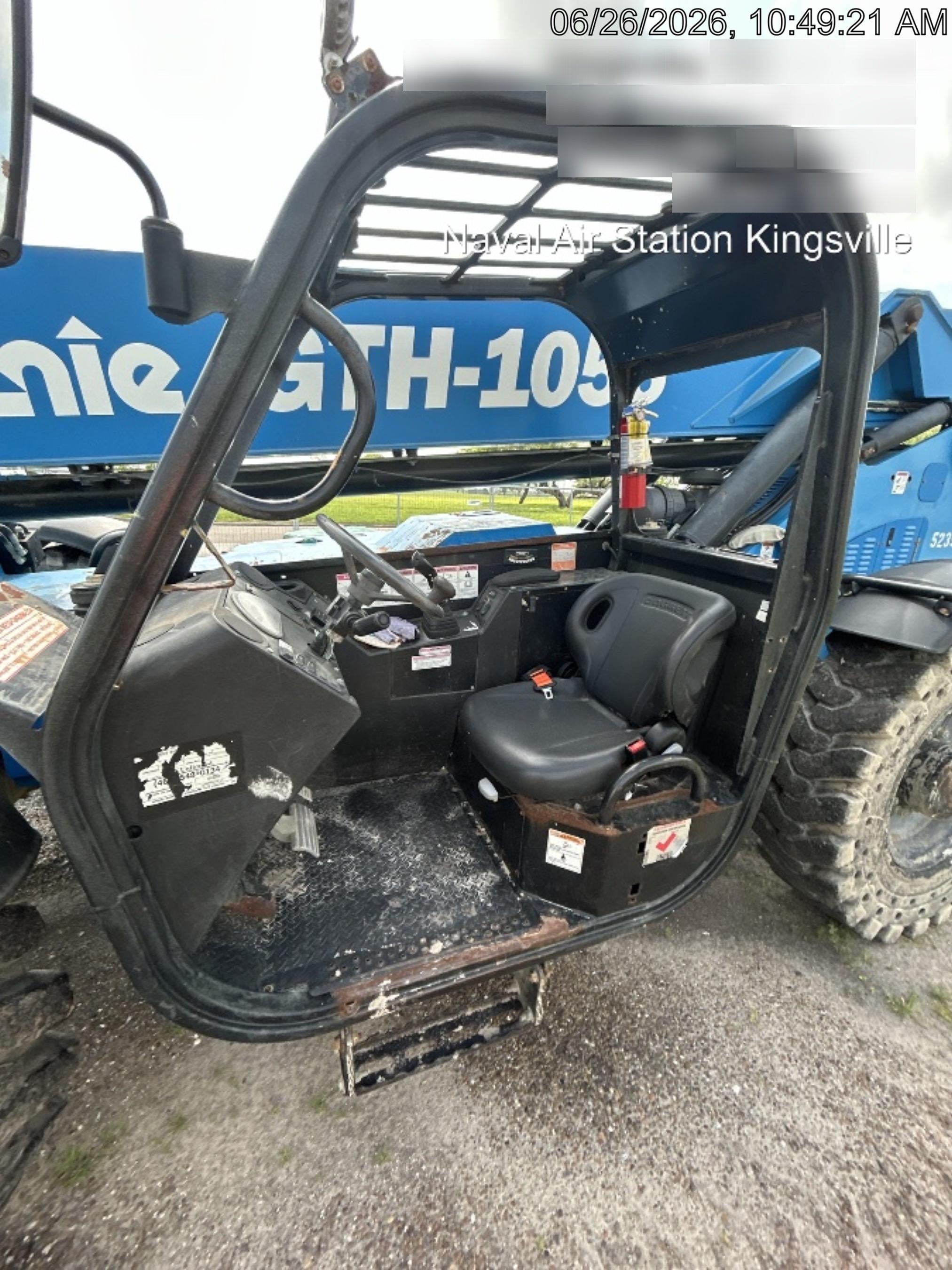 2017 Genie GTH-1056 Solid Tires, 60" carriage, Light Kit, Open ROPS, Flashing Beacon