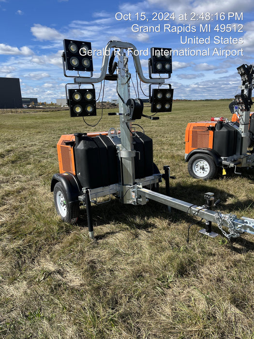 2024 Wanco WLTT-4MM4K Diesel, Deep Sea Controller, Shore Power Plug, Auto Start, (4) 350W LED Floodlights, 4kW Generator, 60 Gal Fuel Tank, 2" Ball, T3