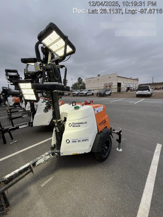 2024 Generac MLT2 Diesel, Flex Switch 120V Input, Powerzone Controller, 
(4) 320W LED Lights, 4kW Generator, 39.9 Gal Fuel Tank, 2" Ball, T3