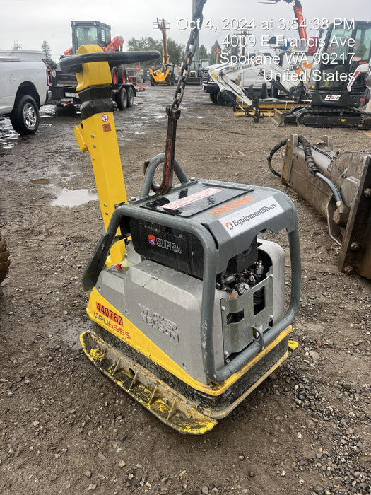 2024 Wacker Neuson DPU6555Heh Hatz Diesel, Reversible Plate Compactor, electric start