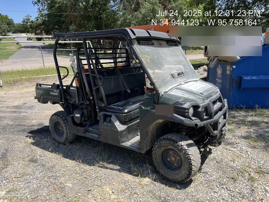 Kawasaki Mule PRO-DXT Kawasaki Mule 4x4 Diesel UTV w/Hard Top, Windshield, Beacon, Backup Alarm, ES Keypad/Hardware Installed