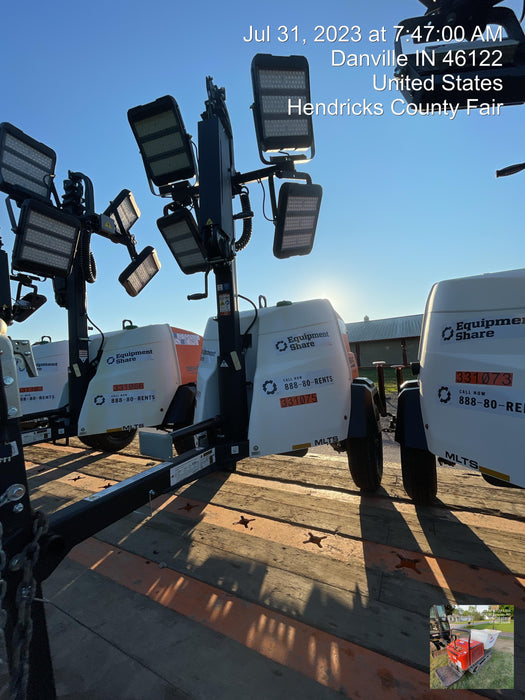 2023 Generac MLT2 Diesel, Flex Switch 120V Input, Powerzone Controller, (4) 320W LED Lights, 4kW Generator, 39.9 Gal Fuel Tank, 2" Ball, T3