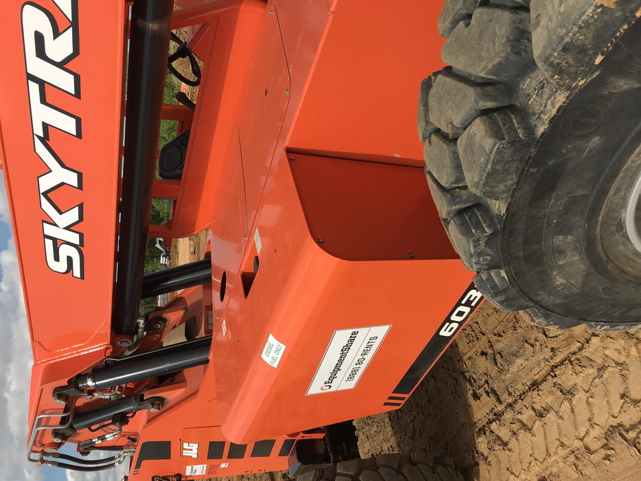 2019 Skytrak 6036 Canopy, Solid Tires, LED Work Lights, Beacon 50" Carriage, 48" Pallet Forks