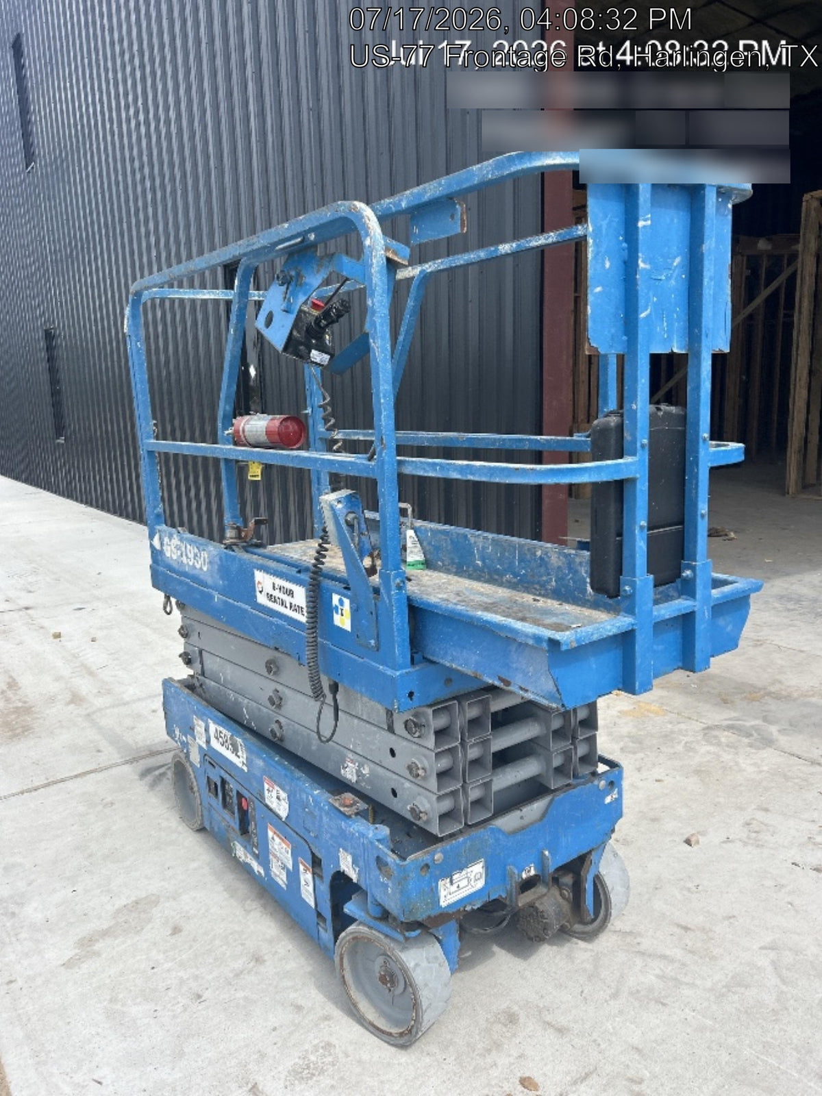 2019 Genie GS-1930 Fixed rails with chain Entry
