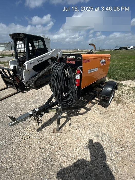 2022 Lincoln Electric LE400 Kubota V1505, Trlr, Cable Rack, Light Kit, ES Decals, T3