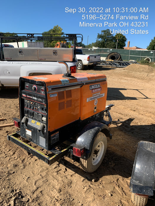 2021 Lincoln Electric Vantage 322 Vantage 322 Ready Pak 3 w/ Decals, ORANGE (includes trailer, cable rack, fender light kit) NO Telematics