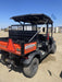 2022 Kubota RTV-X1140W-H Plastic Canopy, Windshield Acrylic Clear, LED Strobe Light, Wire Harness Kit, Back up Alarm