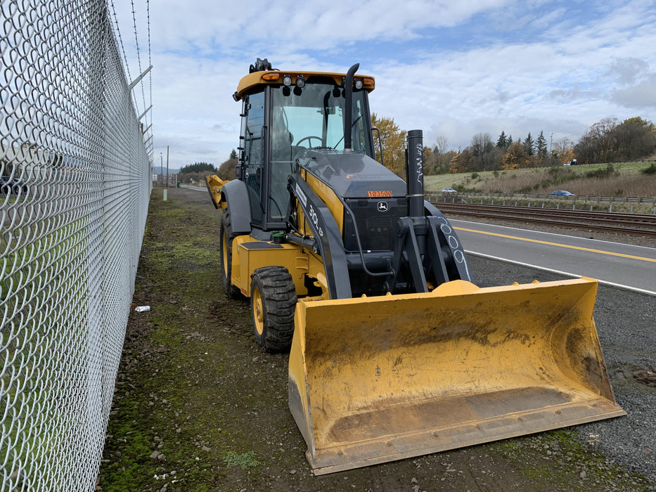 2020 John Deere 310LEP Cab/Heat/Air, 4WD, Standard Stick, Pilot Controls, 2 Way Hydraulics, TAG Manual QC