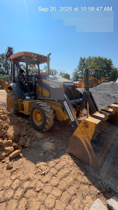 2020 John Deere 410L - Extendable Stick Canopy, 4WD, Extendable Stick, Pilot Controls, 2 Way Hydraulics, TAG Manual QC