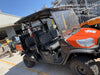 2022 Kubota RTV-X1140W-H Plastic Canopy, Windshield Acrylic Clear, LED Strobe Light, Wire Harness Kit, Back up Alarm