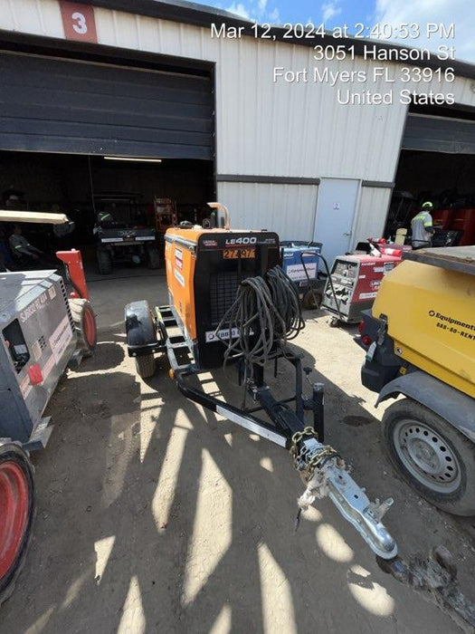 2022 Lincoln Electric LE400 Kubota V1505, Trlr, Cable Rack, Light Kit, ES Decals, T3