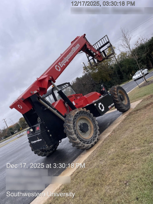 2019 Manitou MTA8044 74hp T4F, Open ROPS, Cab and Boom LED work lights, Auxiliary Hydraulics, Solid Tires, Amber strobe, Lift Hook 66" Carriage, 60" Forks