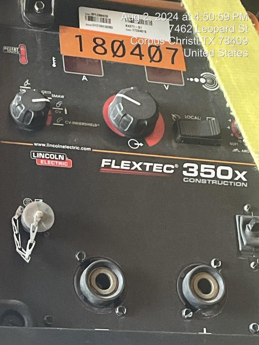 2021 LINCOLN ELECTRIC FLEXTEC 350X