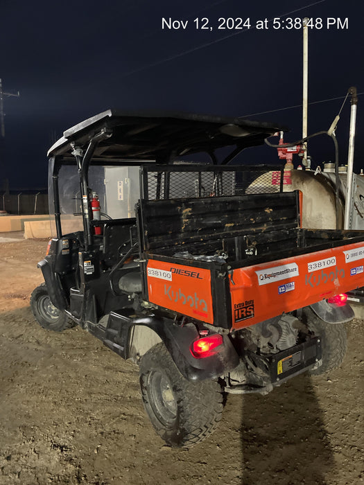 2023 Kubota RTV-X1140W-H 4WD, LED Strobe, Windshield Acrylic Clear, Plastic Canopy, Wire Harness Kit, Backup Alarm
