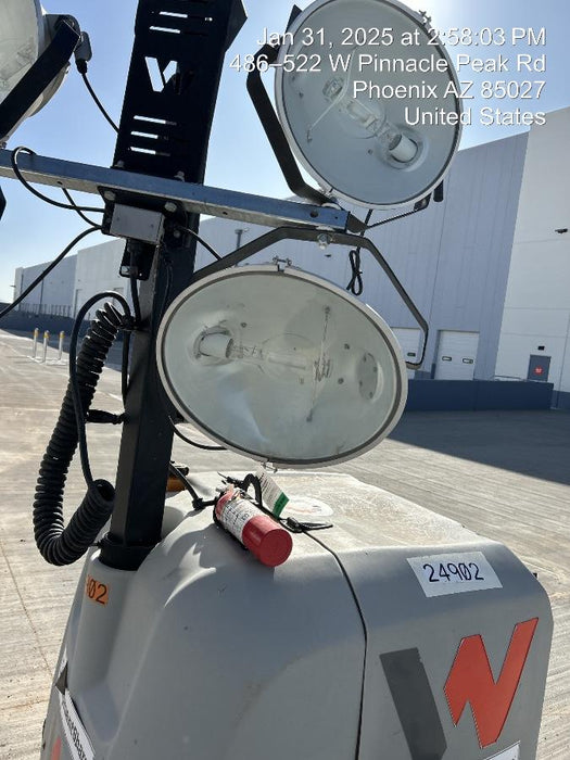 2019 Wacker Neuson LTV6L-MH Wacker Neuson LTV6L Mobile Light Tower w/Fuel Level Sensor Installed
