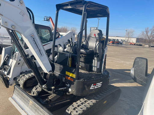 2023 Bobcat E26 Canopy, Rubber Tracks, Manual QC