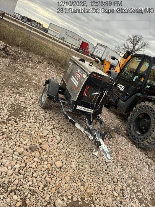 2019 Lincoln Electric Vantage 322 Welder Ready-Pak 3, Two wheel trailer, Fender and Light kit, Cable Rack