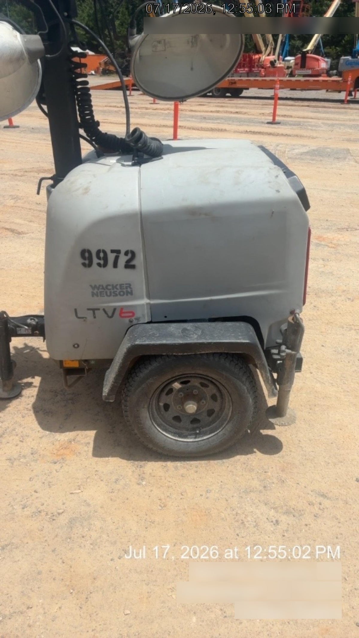 Wacker Neuson LTV6K-MH Wacker Neuson LTV6K Towable Light Tower