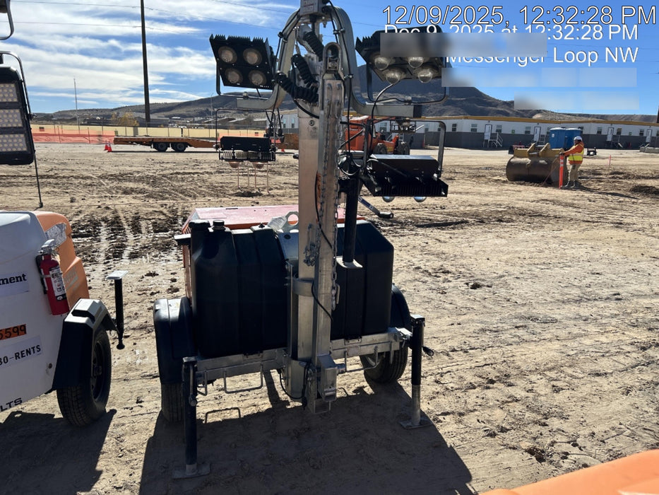 2024 Wanco WLTT-4MM4K Diesel, Deep Sea Controller, Shore Power Plug, Auto Start, (4) 350W LED Floodlights, 4kW Generator, 60 Gal Fuel Tank, 2" Ball, T3