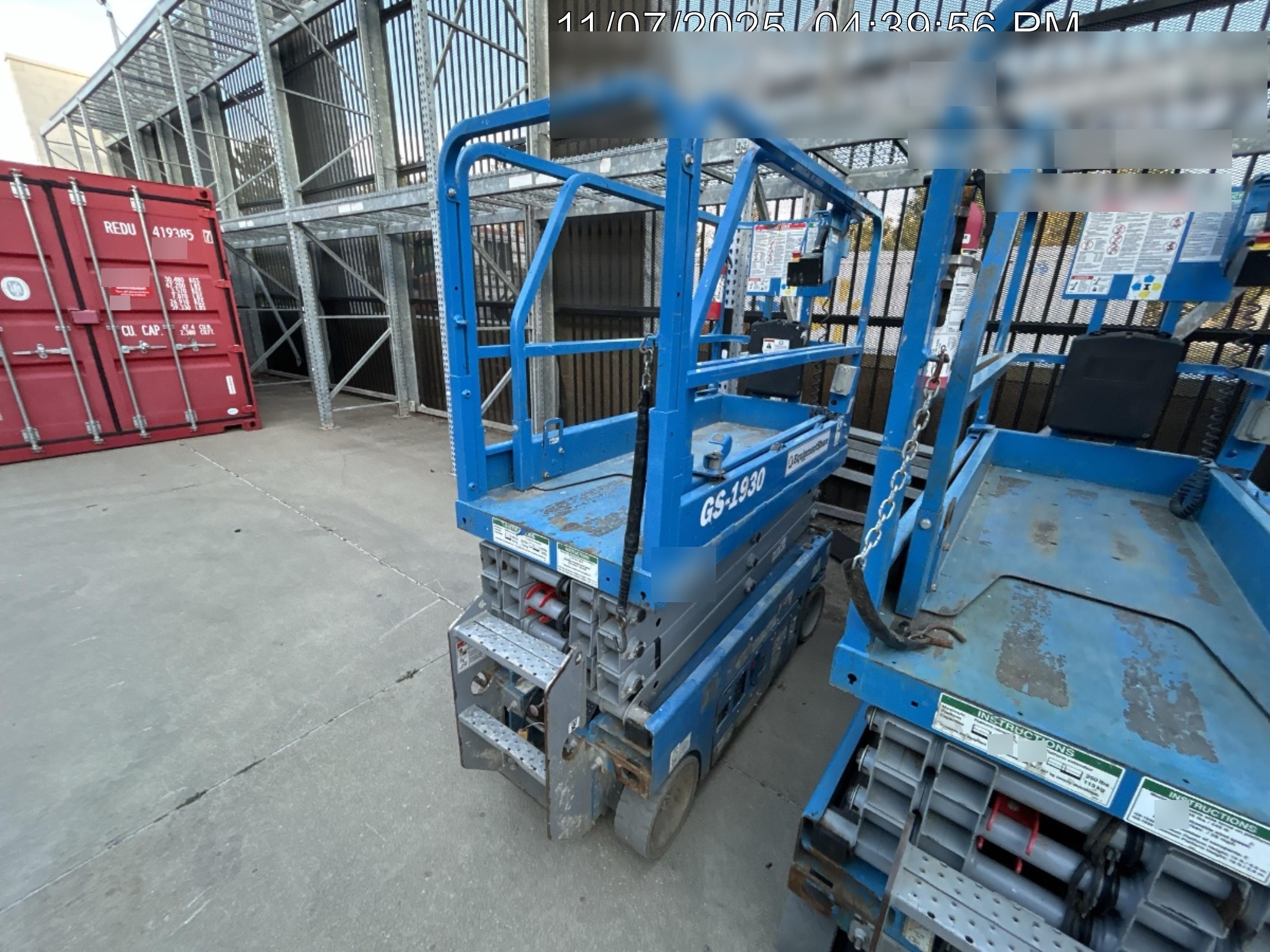 2020 Genie GS-1930 Fixed rails with chain entry gate - Pre A92.20
