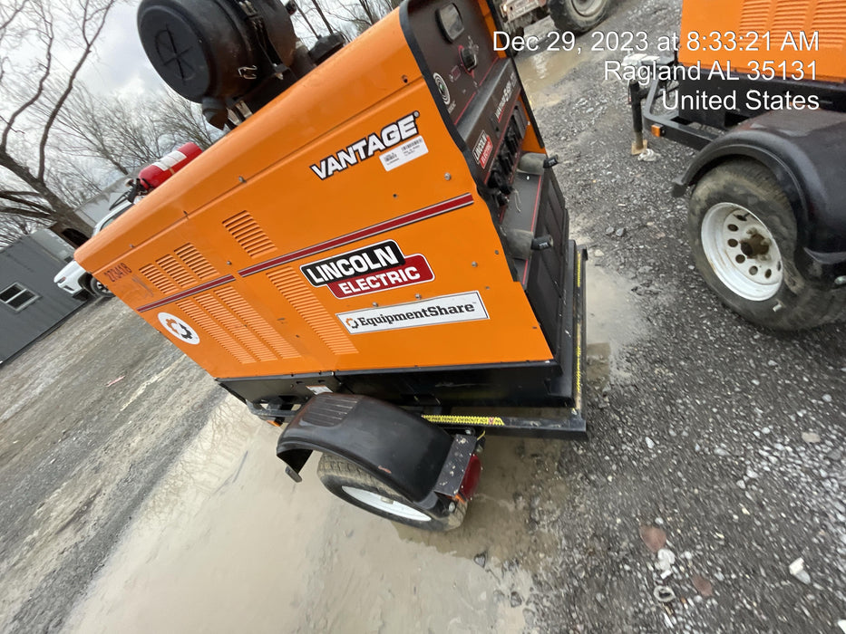 2022 Lincoln Electric Vantage 549X Crosslink Technology, Trailer Mounted, ES Decals, T3