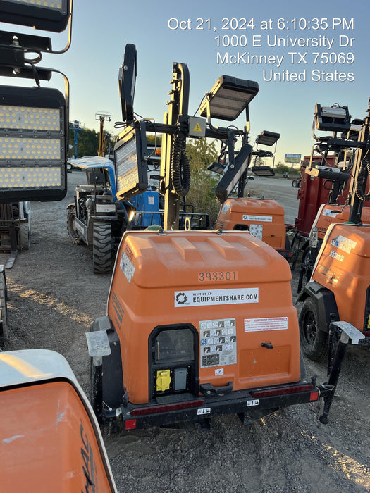 2024 Generac MLT2 Diesel, Flex Switch 120V Input, Powerzone Controller, 
(4) 320W LED Lights, 4kW Generator, 39.9 Gal Fuel Tank, 2" Ball, T3