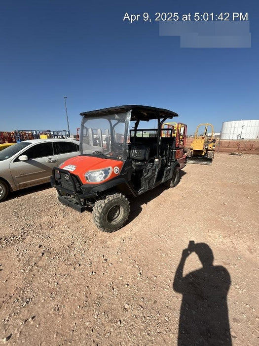 2021 Kubota RTV-X1140W-H Plastic Canopy, Windshield Acrylic Clear, LED Strobe Light, Wire Harness Kit, Back up Alarm