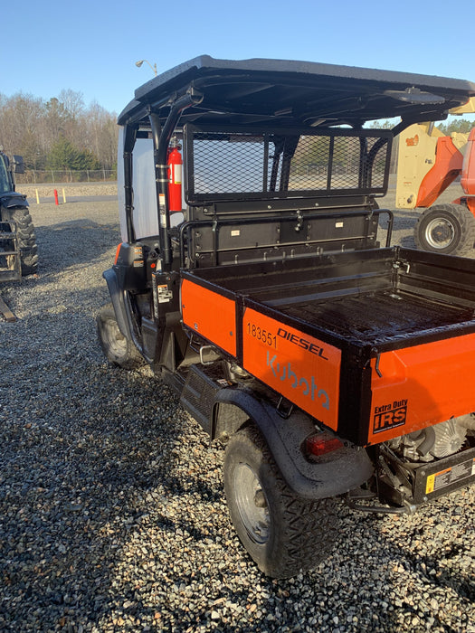 2021 Kubota RTV-X1140W-H Plastic Canopy, Windshield Acrylic Clear, LED Strobe Light, Wire Harness Kit, Back up Alarm