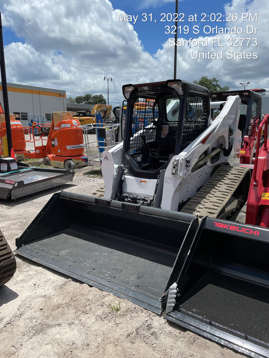 2022 Bobcat T770 92hp Doosan Diesel, Canopy, Rubber Tracks, Manual QC
