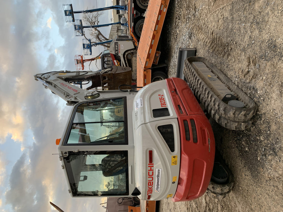 2020 Takeuchi TB-235-2CR Cab/Heat/Air, Rubber Tracks, Manual TAG QC