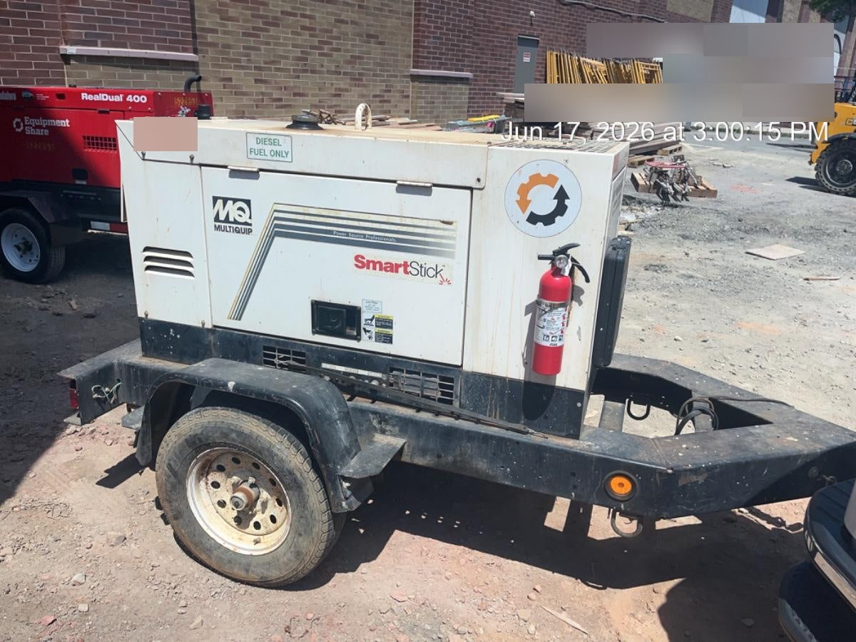 2019 Multiquip DLW400ESA4 Dual Pack, Trailer Mounted