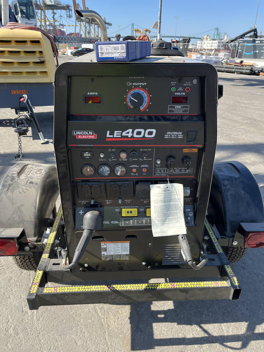 2024 Lincoln Electric LE400 Kubota V1505, Trlr, Cable Rack, Light Kit, ES Decals, T3