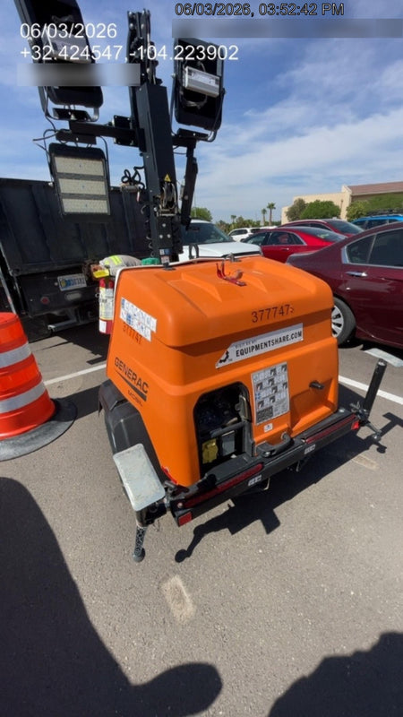 2023 Generac MLT2 Diesel, Flex Switch 120V Input, Powerzone Controller, 
(4) 320W LED Lights, 4kW Generator, 39.9 Gal Fuel Tank, 2" Ball, T3
