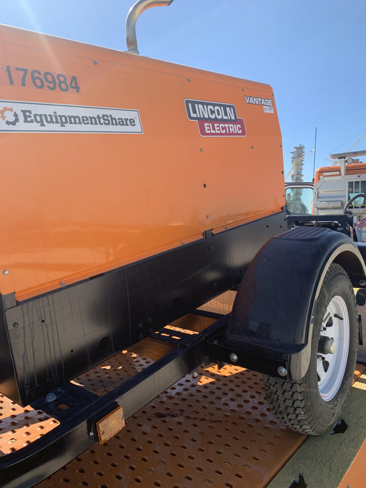 2021 Lincoln Electric Vantage 322 Vantage 322 Ready Pak 3 w/ Decals, ORANGE (includes trailer, cable rack, fender light kit) NO Telematics