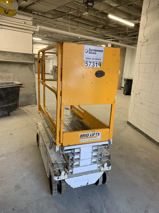 Custom Equipment HB-1430 Hy-Brid Scissor Lift
Platform capacity up to 670 lbs
Working height up to 20 ft
Weighs under 1,700 lbs
Non-marking wheels