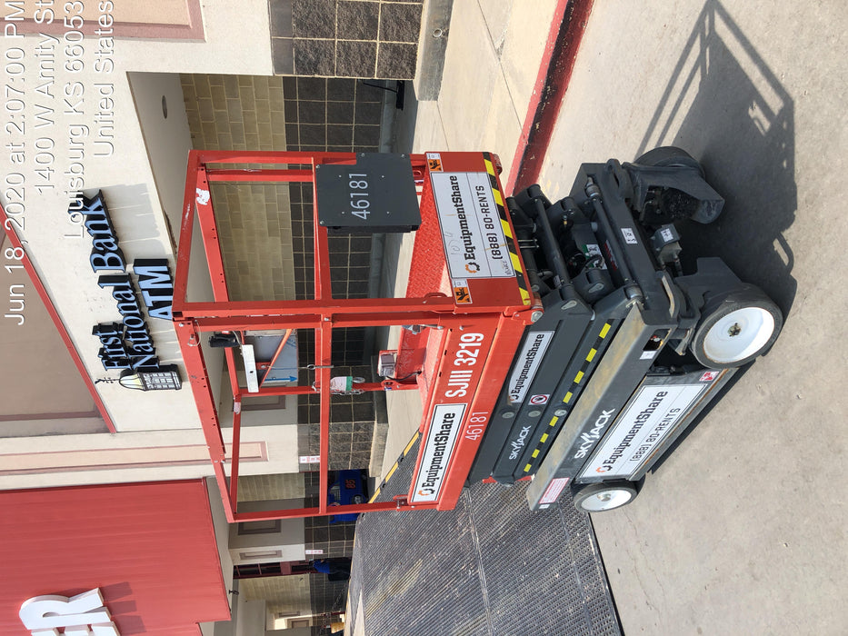 2019 Skyjack SJIII-3219 Standard Options, Trojan Batteries