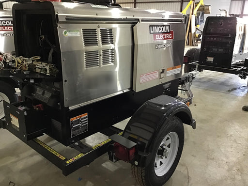 2019 Lincoln Electric Vantage 322 Lincoln Vantage 322 Welder w/Trailer, Light Kit, Cable Rack