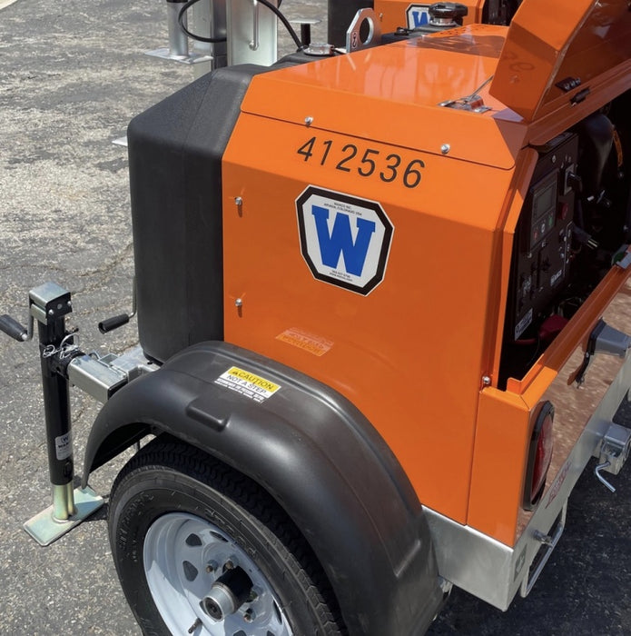 2024 Wanco WLTT-4MM4K Diesel, Deep Sea Controller, Shore Power Plug, Auto Start, (4) 350W LED Floodlights, 4kW Generator, 60 Gal Fuel Tank, 2" Ball, T3