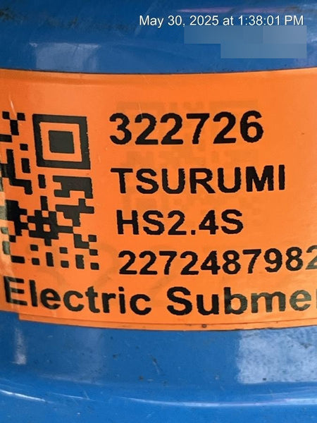 2023 TSURUMI HS2.4S