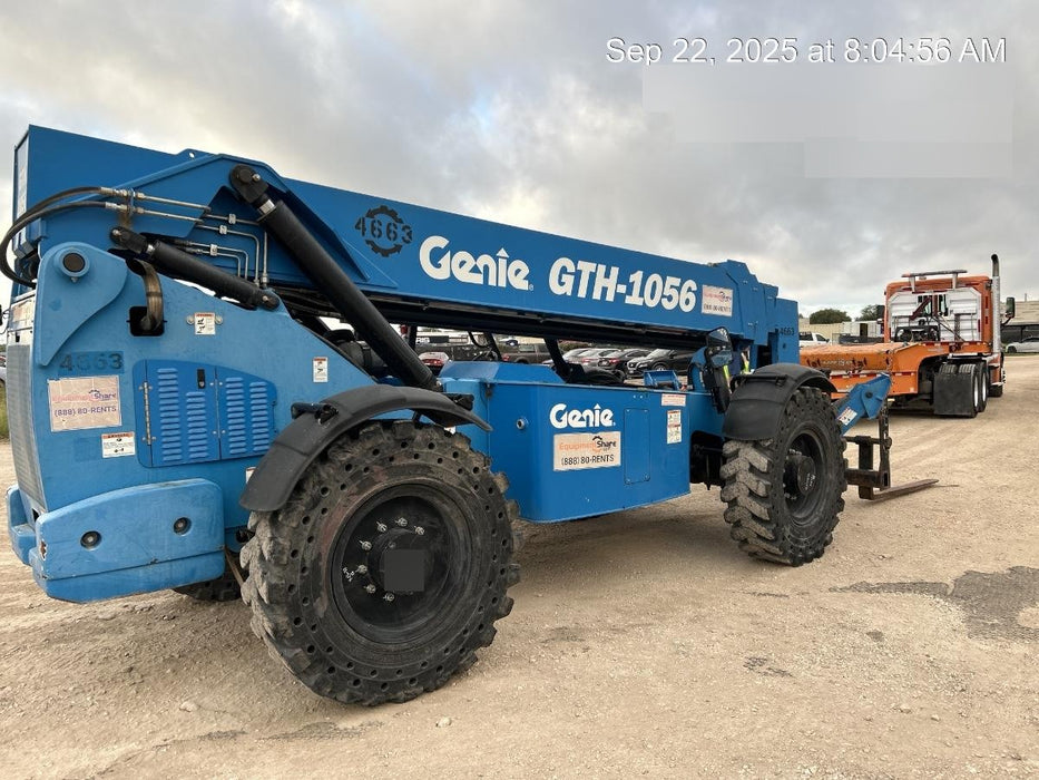 2017 Genie GTH-1056 Genie GTH1056, Solid Tires, 60" carriage, Light Kit, Open ROPS