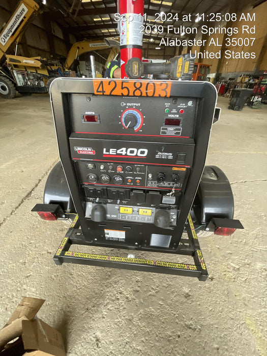 2024 Lincoln Electric LE400 Kubota V1505, Trlr, Cable Rack, Light Kit, ES Decals, T3