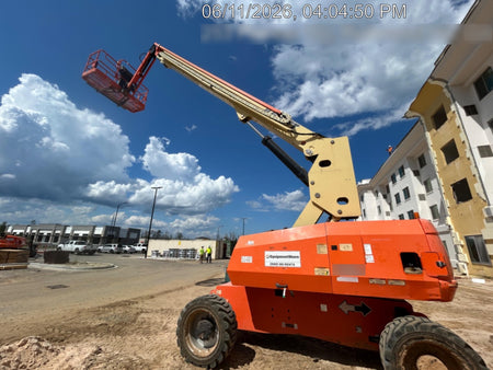 2020 JLG 860SJ Deutz Diesel Engine, FF Tires, Rotating Beacon, Panel Cradle Package