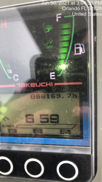 2020 Takeuchi TB235-2R Canopy, Rubber Tracks, Manual TAG QC